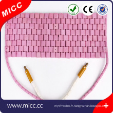 MICC vente chaude rose flexible en céramique d&#39;oxyde d&#39;aluminium avec fil NiCr